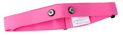 2Pack Heart Rate Monitor Replacement Chest Strap,Soft Adjustable Chest Belt Fits for Polar H7 H1 Wahoo Tickr Garmin HRM OTF Orange Theory(Pink and Red, Small)