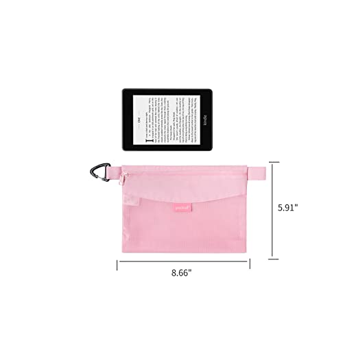 pack all Water-Resistant Zipper Pouch, Mesh Zipper Bag, 8.66"x5.91" - color: Pink, size: Small