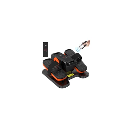 ESL Under Desk Elliptical, Electric Elliptical Leg Exerciser for Seniors - color: Orange Black