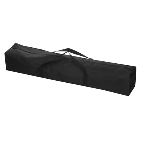 PATIKIL 35 Inch Camp Chair Replacement Bag Nylon Folding Chair Carrying Storage Bag for Beach Chair with Large Zipper Shoulder Strap for Camping Travel, Black - size: 35 x 7.8 x 7.8 inch