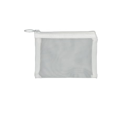 1-Piece Mesh Pouch, White, 3.93x5.11 inch - color: White, size: 3.93x5.11 inch