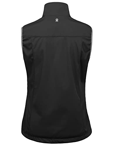 Little Donkey Andy Women's Lightweight Softshell Vest - color: Black, size: Medium
