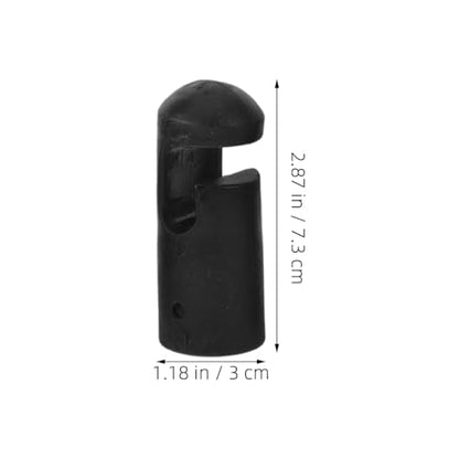 6PCS Universal Trampoline Bar Caps Heavy Duty G-Hook Trampoline Rod Cap for Net Poles Accessories Enclosure Poles Enhanced Safety Protection Wear-Resistant Replacement Parts - size: 7.30X3.00X3.00CM