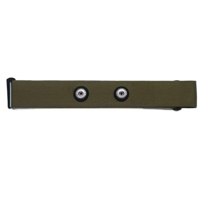 Comfortable Heart Rate Chest Replacement Strap for Polar H10 H9 Garmin Wahoo Coospo PowrLab Fitcent Magene MOOFIT IGPSPORT - color: Armygreen