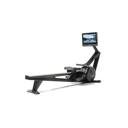 Hydrow Wave Rowing Machine with 16" HD Touchscreen & Speakers - Foldable | Live Home Workouts, Subscription Required - color: Pirate Black