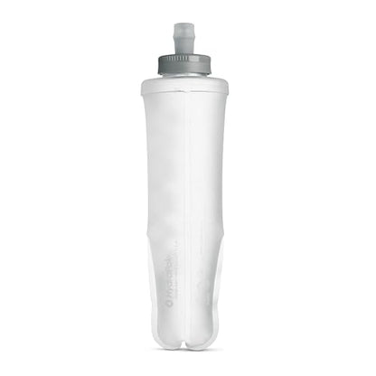 Mammut Soft Flask, Lightweight Bottle, BPA/PVC-Free, High-Flow Silicone Bite Valve, Minimal Pack Volume, Freeze & Hot Water Safe for Trail Use, Transparent, 16.9 ounces, Logo 2 - color: Logo 2