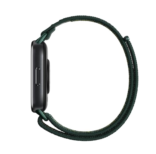 Motorola Moto Watch Fit, Fitness Tracker, GPS, Sleep Monitor, Black Dial & Green Band