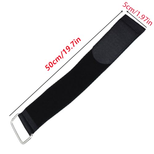 1 Pair 20 Inch/50 cm Adjustable Oxford Fabric Foot Straps, Universal Secure Pedal Hold Bands for Elliptical Rowing Machine, Portable Replacement Straps for Home Gym Under Desk Leg Cardio