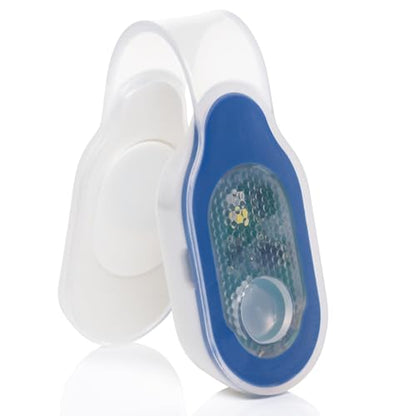 Clip-on Magnetic LED Safety Light - Rechargeable, 4 Modes. Perfect for Nurse, Badge, Hiking, Dog Walking, Running, Doctors, Nurses, EMTs, Police, Mechanics - color: Blue