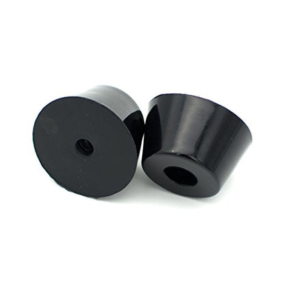 Large Round Rubber Feet, Non Slip, D40x30xH22mm, 10 Pack - size: D40 x 30 x H22 mm