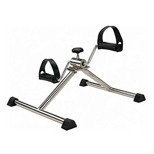 Grafco Pedal Floor Exerciser - Fully Assembled, Mini Stationary Pedal Exerciser Under Desk Bike, Arm/Leg Workout Equipment, GF1965-1 - style: Fully Assembled