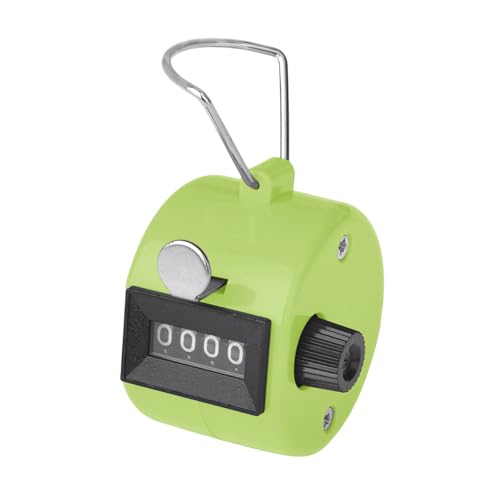 GOGO Handheld Tally Counter Plastic 4 Digit Palm Clicker - color: Green