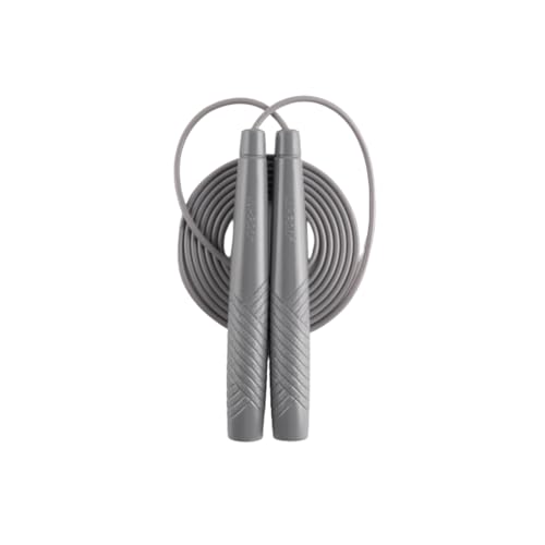 Jump Rope for Men and Women (Lifestyle Series) – Premium Soft-Grip Fitness Rope for Women | Elegant Design, Smooth Rotation, Durable KR PVC Cable | Made in Korea - color: Gray, size: Fit