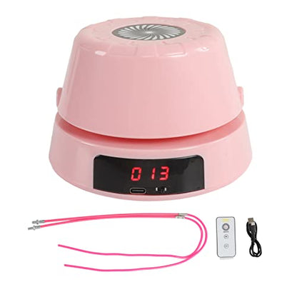 ciciglow Jump Rope Machine with Remote, Jump Workout Entertaining Interaction Rope Skipping Machine for Family, Office, Gym, Party - color: Pink