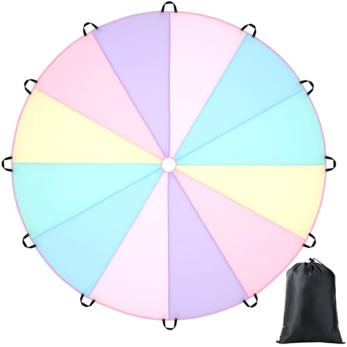 Arrowbash 6/10/12/16 ft Kids Parachute Toy Play Tent Game - size: 16 ft
