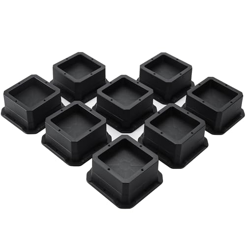 BTSD-home Bed Risers 1 Inch - color: 1 Inch, size: 8 Pack