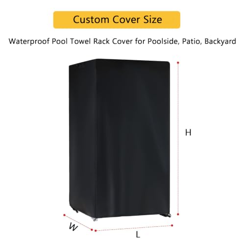 Kasla Outdoor Pool Towel Rack Cover, Custom Cover - size: 1" x 1" (Rectangular)