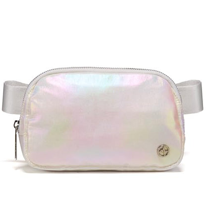 Pander Crossbody Belt Bag for Women and Men, Travel and Everyday Use - color: Iridescent