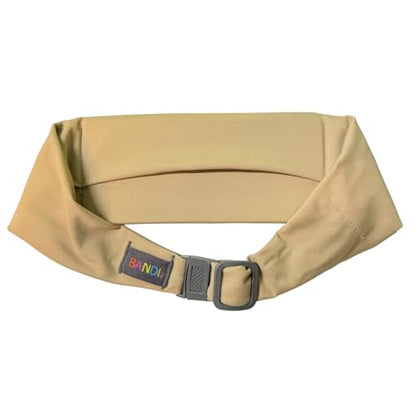 BANDI KIDS Pocket belt for Medical, Sports, Play Comfortable fit Adjustable waist pack, Made In USA - color: Taupe
