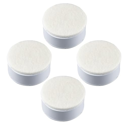 1.2 Inch Self-Adhesive Furniture Riser, Round Carbon Steel Bed Table Sofa Lift Heavy Duty Bed Riser, Adds 1.2 Inch Height with Felt Pad (4Pcs/White) - color: White,round, size: 2.36x1.18inch
