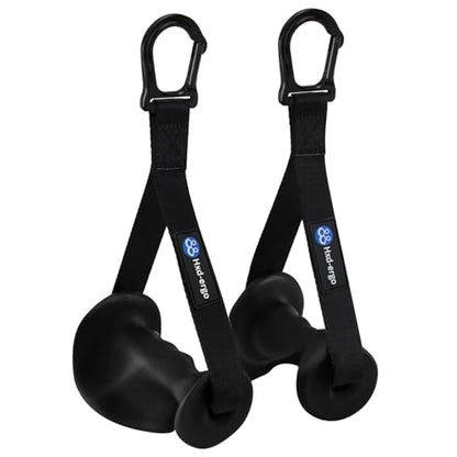 HXD-ERGO Ergonomic Exercise Handles for Cable Machine Attachments - color: Integrated Carabiner