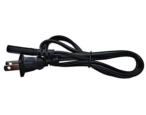 6 Feet 100V-240V AC Power Cord Charging Cable Plug Lead Charger Compatible with Westionc HJDFGSS KMS011M KMSO16M Under Desk Elliptical Machine Electric Ellipse Leg Power Supply