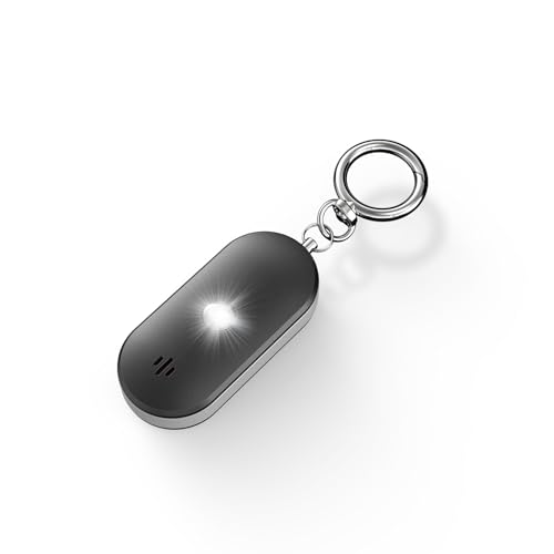 Personal Safety Alarm for Women, 130dB Rechargeable Keychain Alarm with Bluetooth SOS Alerts, Dual Speakers, Strobe Light, Low Battery Reminder, USB-C Emergency Siren for Travel (Black) - color: Black