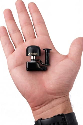 Fixel Clip-On Running Bell for Runners, Hands-Free Wearable Trail Bell for Hydration Vest or Wrist Strap, Loud Clear Ding, Ultralight Copper & Aluminum