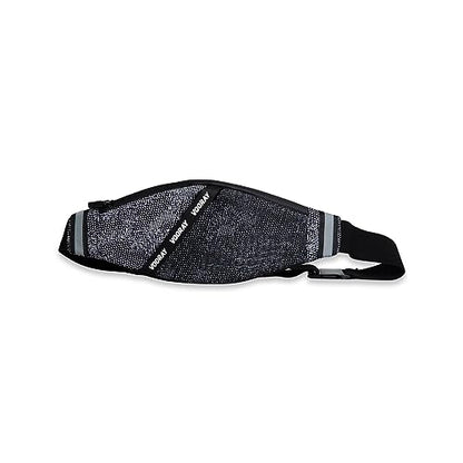 Vooray Miles Waist Belt Bag - Reflective Running Fanny Pack, Compact Waist Bag - color: Textured Camo