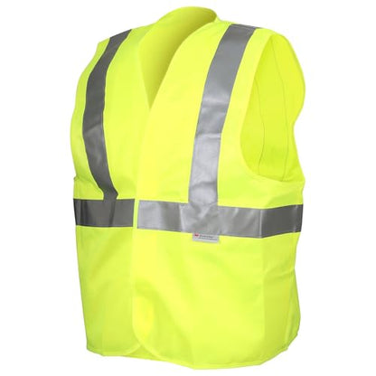 3M Reflective Vest Day/Night Safety Vest, 94616H1-DC, Hi-Viz Yellow - size: 1 Count (Pack of 2)