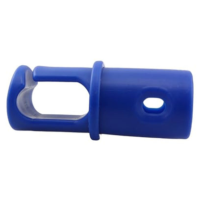 Trampoline Bar Cap RLECS 8PCS Blue Universal Trampoline Rod Cap, Trampoline Enclosure Pole Caps, Trampoline Shell Rod Cap, Trampoline G-Hook, Trampoline Pole Cap,OD 32, ID 28