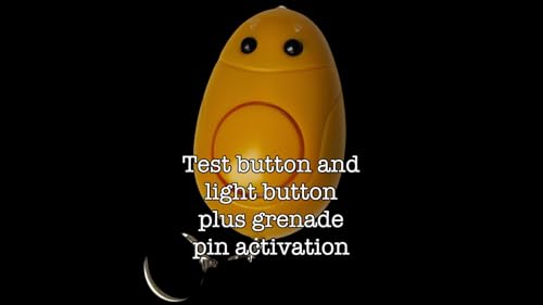Personal Safety Alarm 130dB, Pull Pin Activation, LED Flashlight, AAA Battery Powered, Self Defense Alarm for Women Men Teens Kids Seniors, Keychain Emergency Siren