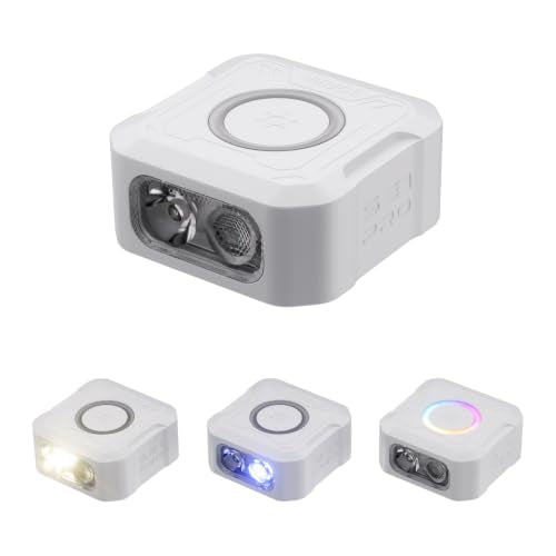 sofirn SE1 Pro EDC Pocket Flashlight, RGB Color Light, USB-C Rechargeable - color: White-SE1Pro