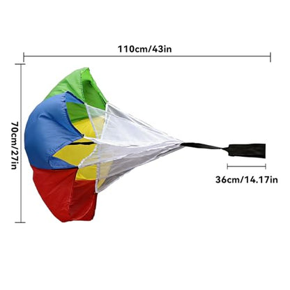 Kids Speed Training Resistance Parachute Running Training Equipment Small