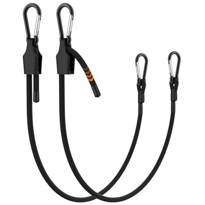 2PCS Adjustable Bungee Cords with Hooks 48 Inch Long Superior Latex - size: 48 INCH ADJUSTABLE