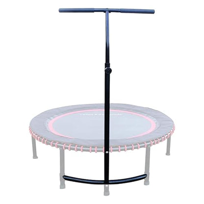 LEAPS & REBOUNDS Fitness Rebounder, 48 in, Stability Bar, Purple