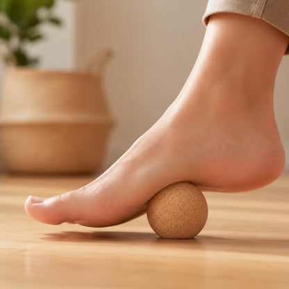 30 Pcs Cork Massage Ball Massage Ball Set, 2 Inch Muscle Relief Ball for Muscle Recovery Yoga Practice