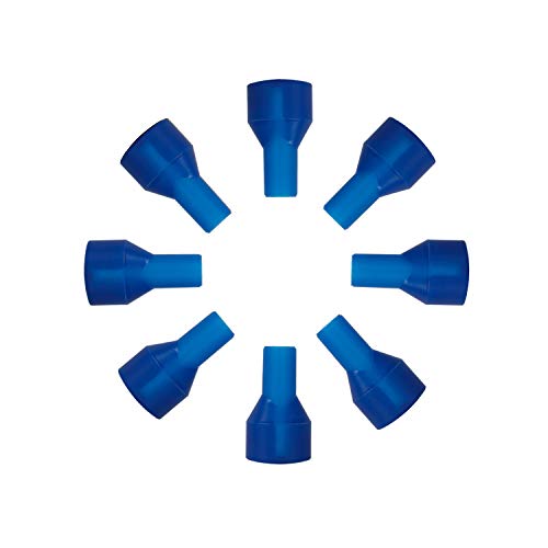 Replacement Bite Valve for Camelbak Hydration Pack Bladder - Leakproof Self-Sealing 8-Pack Silicone Mouthpieces, BPA-Free - color: Blue