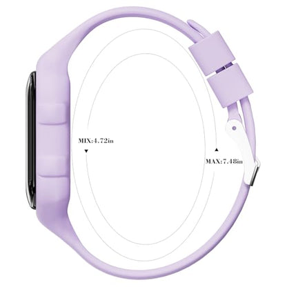 GOLDEN HOUR Kids Digital Sport Watches with Fitness Tracker, Alarm Clock, Stopwatch, No App Waterproof Birthday Gifts for Girls and Boys Ages 4-12 - color: Purple