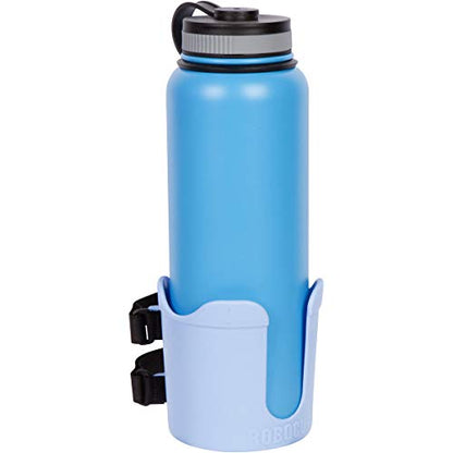 ROBOCUP Plus, (Light Blue), Add-On Accessory XL Extension Cup Holder, Larger Drink Capacity, Perfect for Boats, Golf Carts, Walkers, Wheelchairs and Work. Made in USA (Includes 1) - color: Light Blue