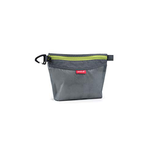 pack all Water-Resistant Zipper Pouch, Mesh Zipper Bag, 8.66"x5.91" - color: Grey, size: Small