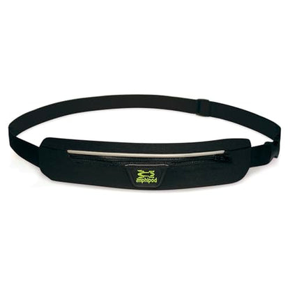 Amphipod AirFlow MicroStretch Belt, Ultra-Light Runners Waist Pack - OS - color: Black/Silver