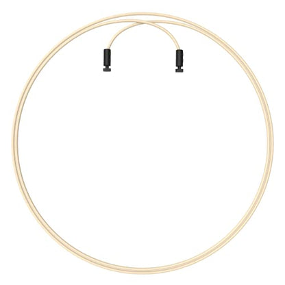 Velites - Earth 2.0 Replacement Jump Rope Cable - 4mm Standard Crossfit Speed Rope Wire for Fitness and Training - style: Standard Cream 4 mm