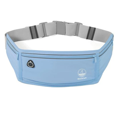 Slim Running Belt Fanny Pack, Phone Holder Waist Pack Money Belt - Blue - color: X Blue
