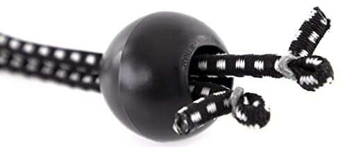 Kotap BB-6B Ball Bungee Cord, Heavy-Duty & Versatile, Indoor & Outdoor, Tarp Tie-Down, Organize & Secure, 6-Inch, Black, 25 Pack - size: 6 Inch, style: 25-Pack