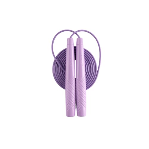 Jump Rope for Men and Women (Lifestyle Series) – Premium Soft-Grip Fitness Rope for Women | Elegant Design, Smooth Rotation, Durable KR PVC Cable | Made in Korea - color: Purple, size: Fit