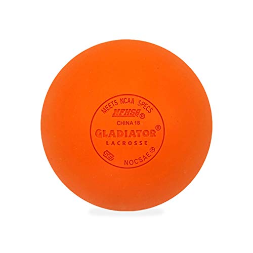 Gladiator Lacrosse Official Lacrosse Game Balls - color: Orange