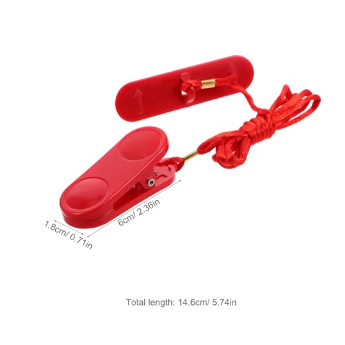 Treadmill Safety Key Replacement Treadmill Emergency Key Running Machine Stop Key Fitness Equipment - size: 14.60X6.00X1.80CM