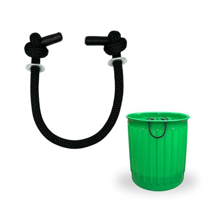 Heavy Duty Premium All-Purpose Rope Handle (1, Black) - color: Black