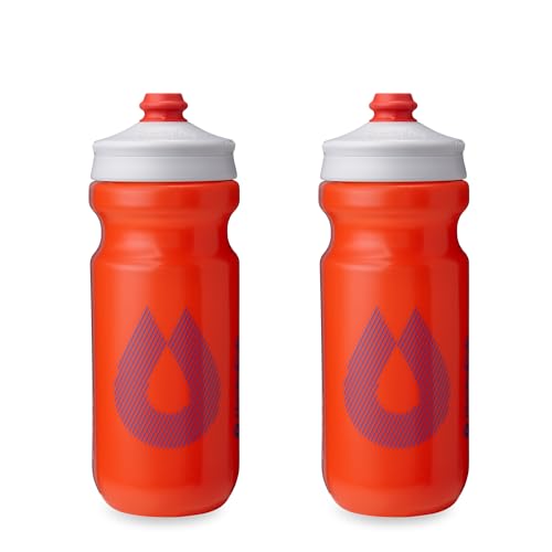HydraPak Breakaway Surge Lightweight Bike Water Bottle (20oz, Orange) - color: Orange, size: 20oz/600ml